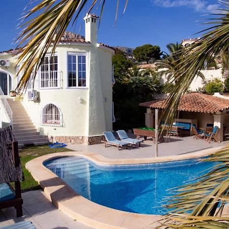 Villa Belucra,10P,Seaview,Jacuzzi,Pool Calpe Eksteriør billede