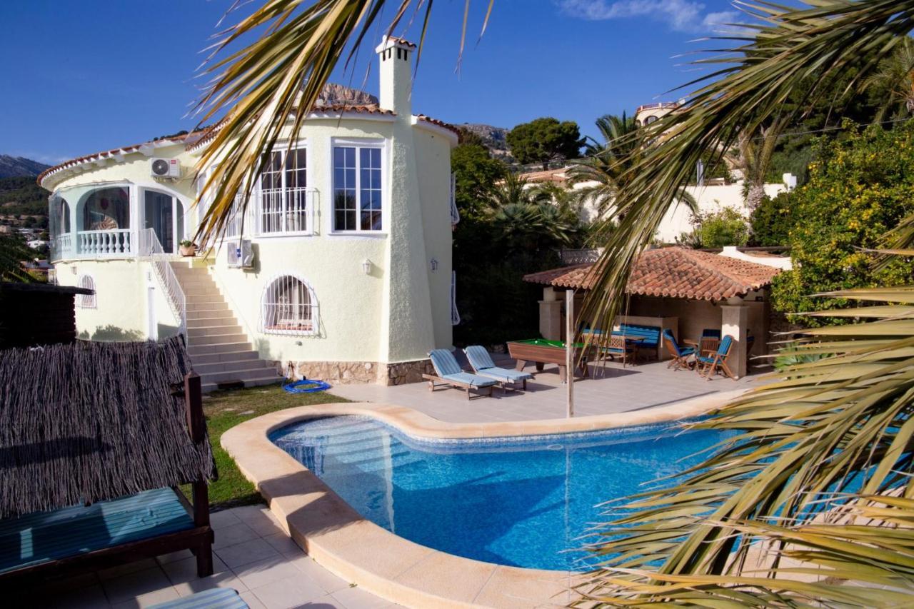 Villa Belucra,10P,Seaview,Jacuzzi,Pool Calpe Eksteriør billede