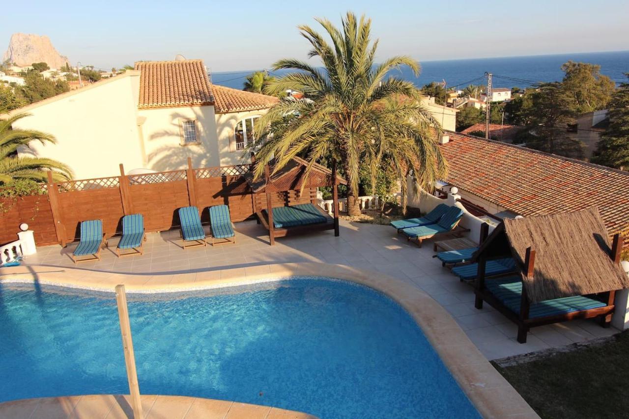 Villa Belucra,10P,Seaview,Jacuzzi,Pool Calpe Eksteriør billede