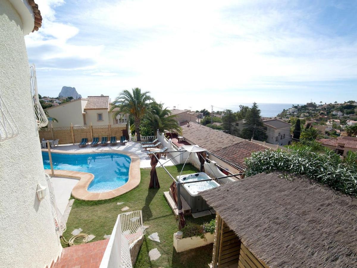 Villa Belucra,10P,Seaview,Jacuzzi,Pool Calpe Eksteriør billede